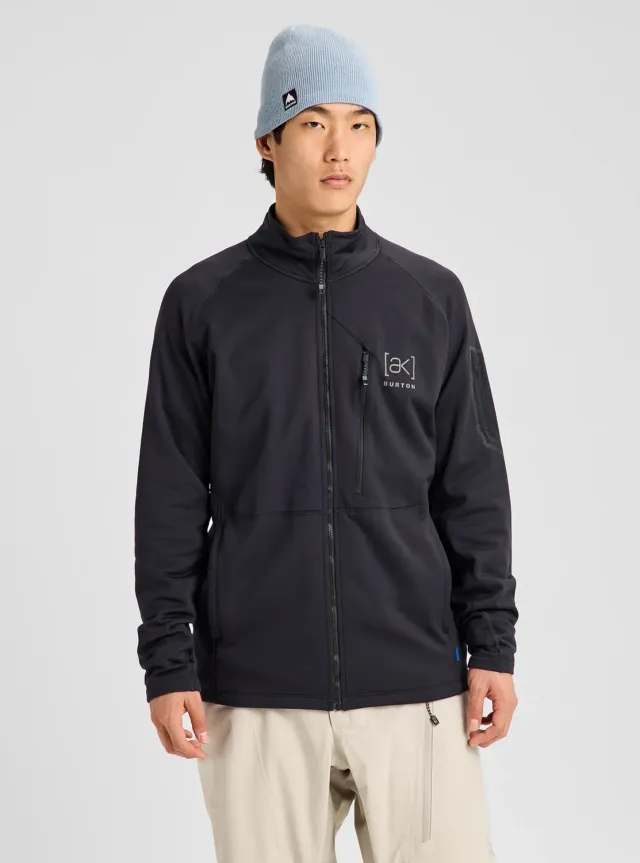 Burton [ak] Baker Stretch Full-Zip fleece True Black mellanlager