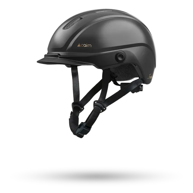Cairn Fuse Mat Metallic Black cykelhjälm M – magnetspänne