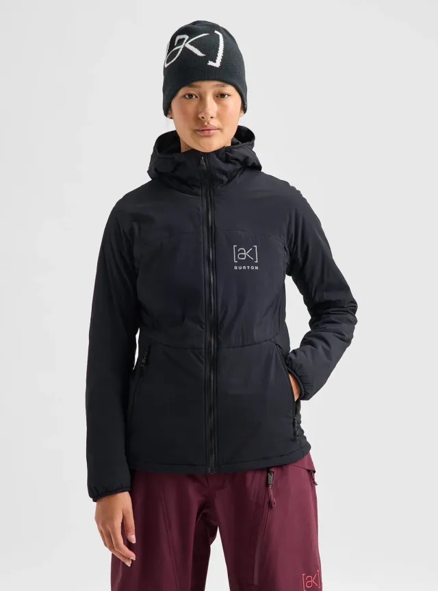 Burton [ak] Helium Hooded mellanjacka dam True Black 40g
