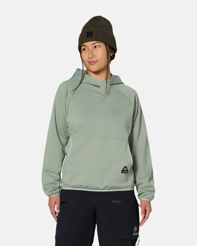 Jones Flagship Grid Fleece Hoodie Dam Lätt