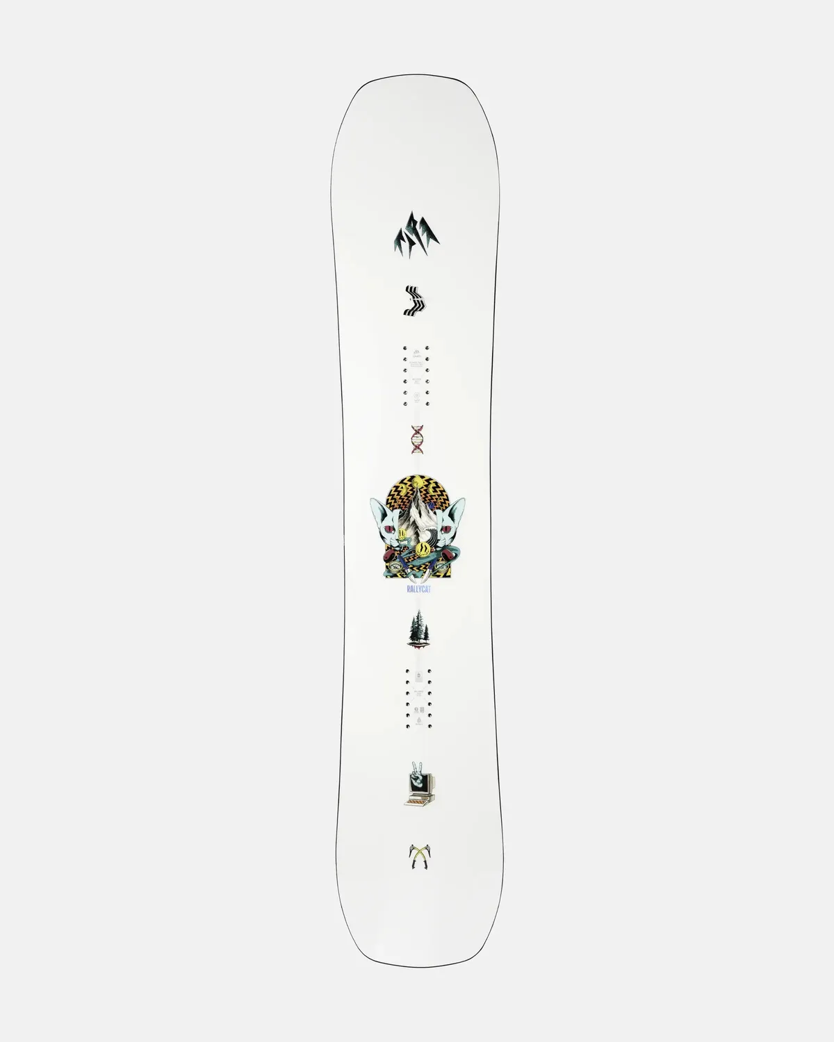 Jones Rally Cat Snowboard herr mellow camber lekfull
