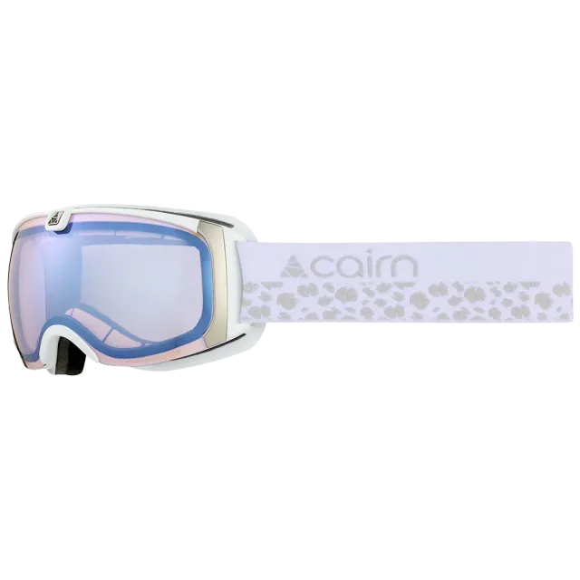 Cairn Pearl Evolight NXT skidglasögon mat white blue leopard