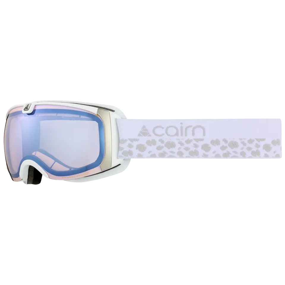 Cairn Pearl Evolight NXT skidglasögon mat white blue leopard