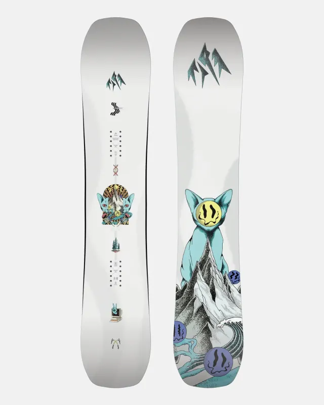 Jones Rally Cat Snowboard herr mellow camber lekfull