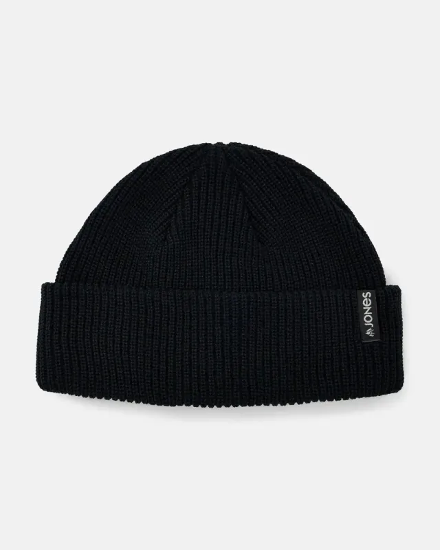 Jones Kodiak Beanie mössa stealth black varm