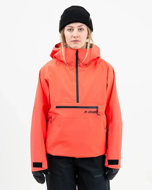 Jones MTN Surf Recycled Anorak 2026 anorak dam Deep Coral 20K