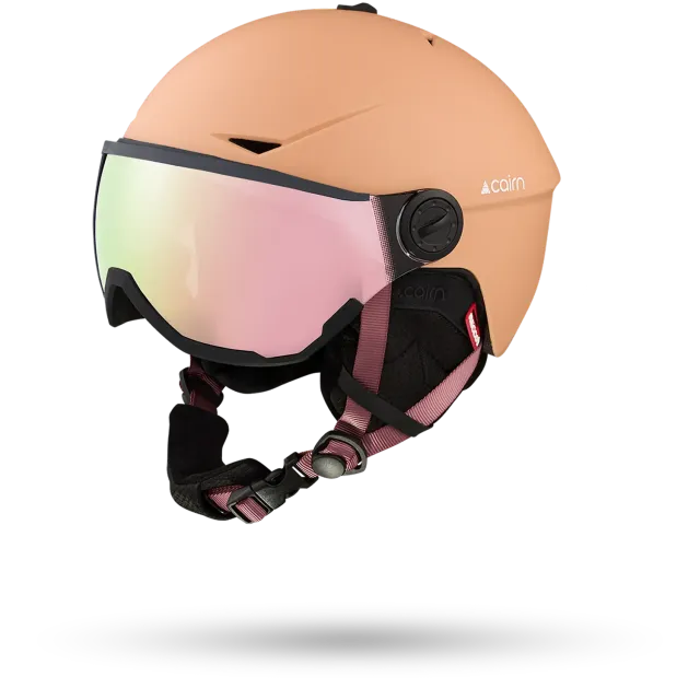 Cairn Rise Visor Pure Mat Peach skidhjälm 56/57 – visir