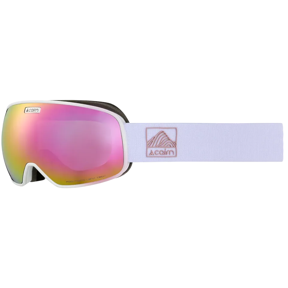 Cairn Magnetik SPX3 Mat White Dust skidglasögon – 2 linser