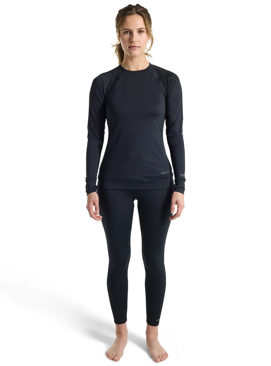 Burton Lightweight X Crewneck underställströja True Black tunn