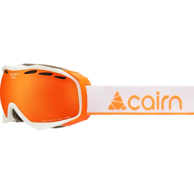 Cairn Alpha SPX3 skidglasögon shiny white kat 3