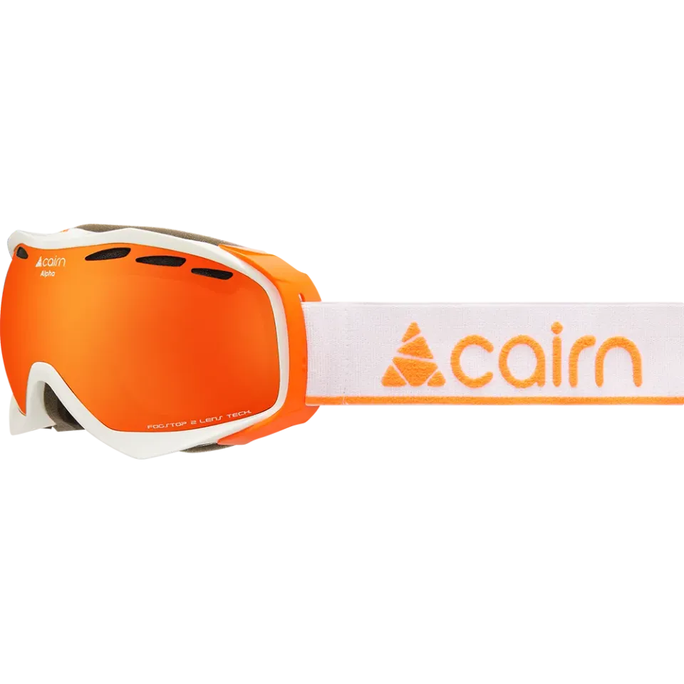 Cairn Alpha SPX3 skidglasögon shiny white kat 3