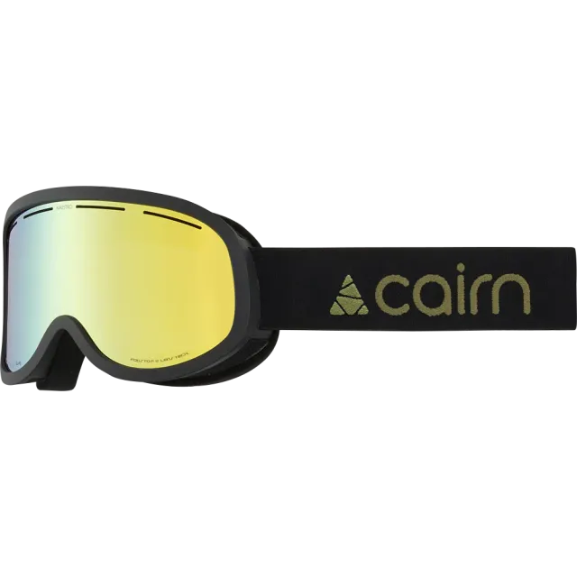Cairn Maestro skidglasögon matte black gold kat.3