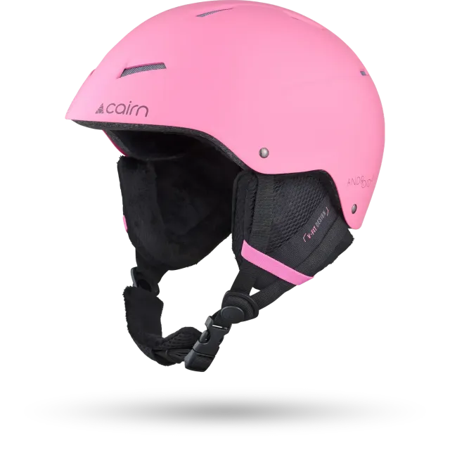 Cairn Android J skidhjälm Mat Pink barn ABS