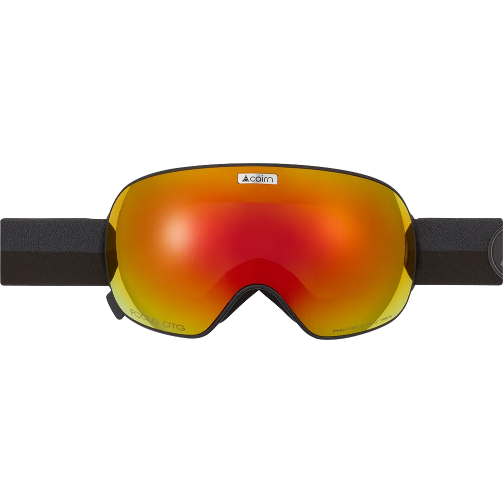 Cairn Focus OTG skidglasögon svart orange magnetlins