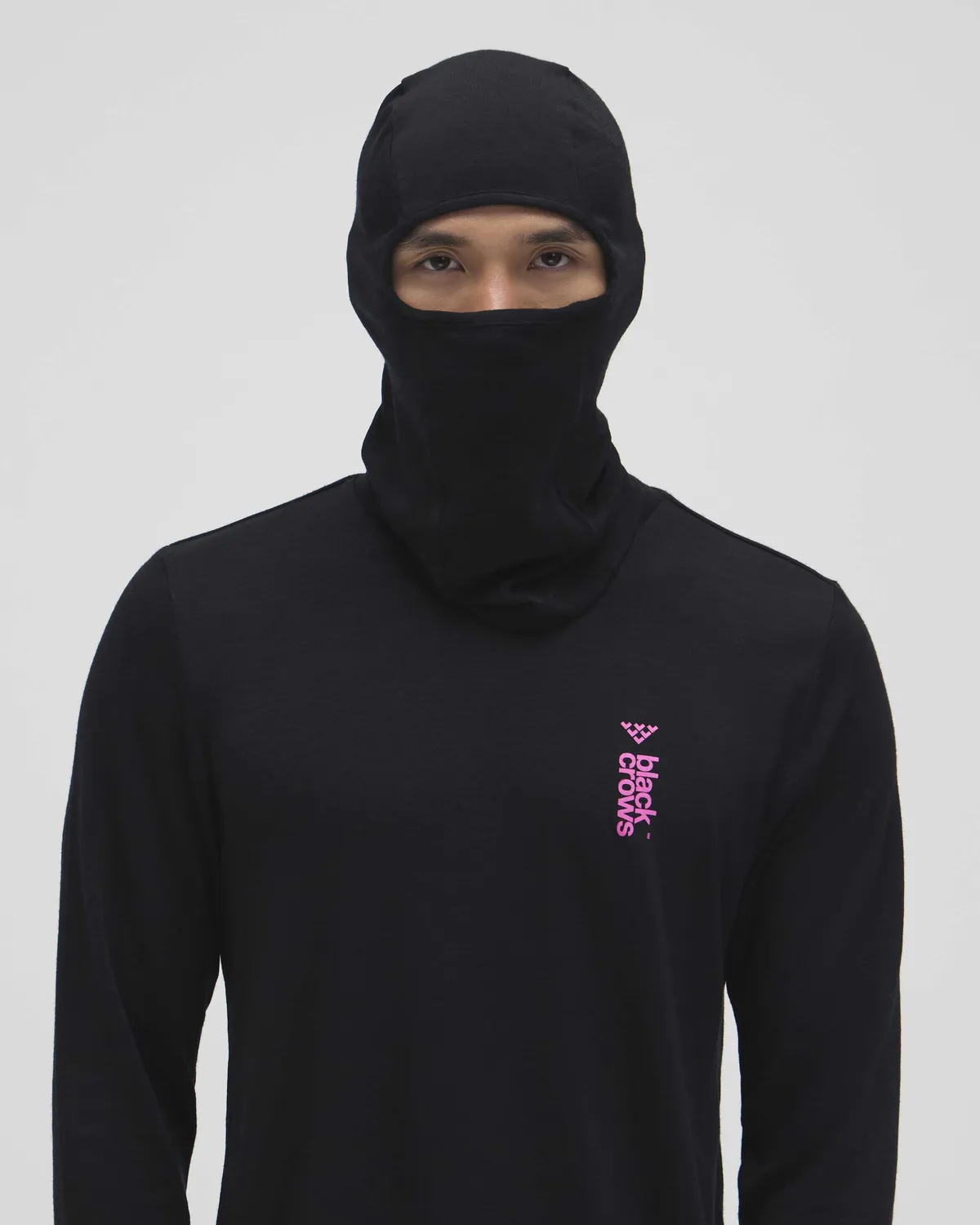 Black Crows balaclava merinoull svart unisize