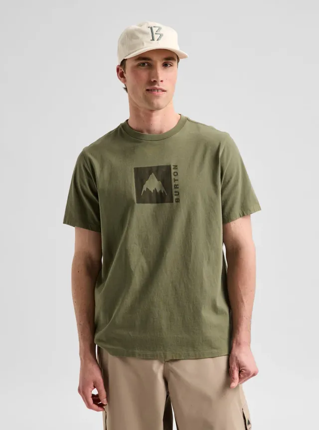 Burton Classic Mountain t-shirt geranium red mjuk