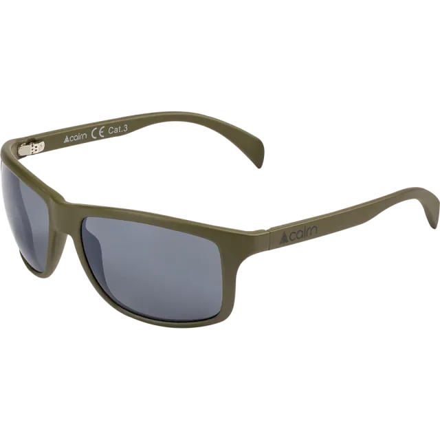 Cairn Takao solglasögon mat khaki black omslutande