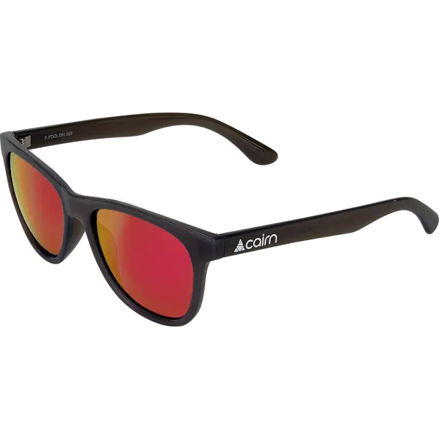 Cairn Foolish solglasögon mat black red kategori 3