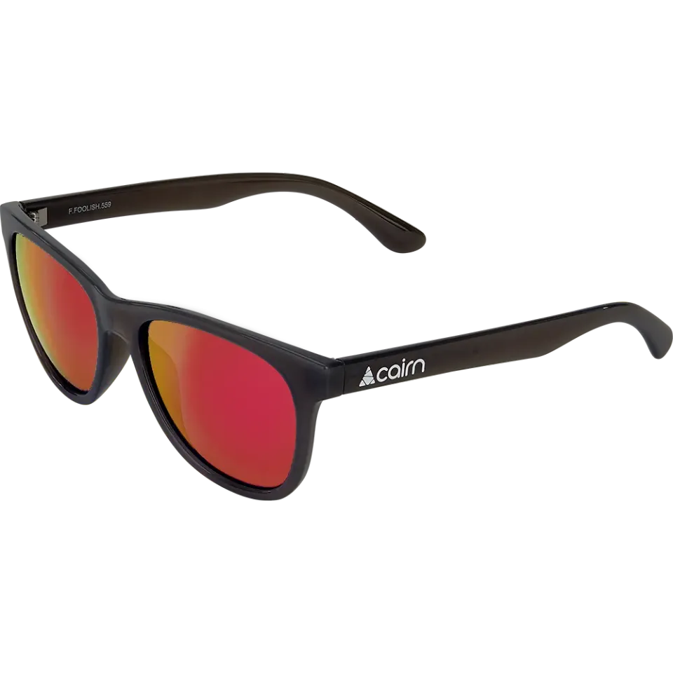 Cairn Foolish solglasögon mat black red kategori 3