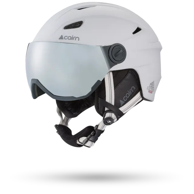 Cairn Electron Visor skidhjälm vit cat3