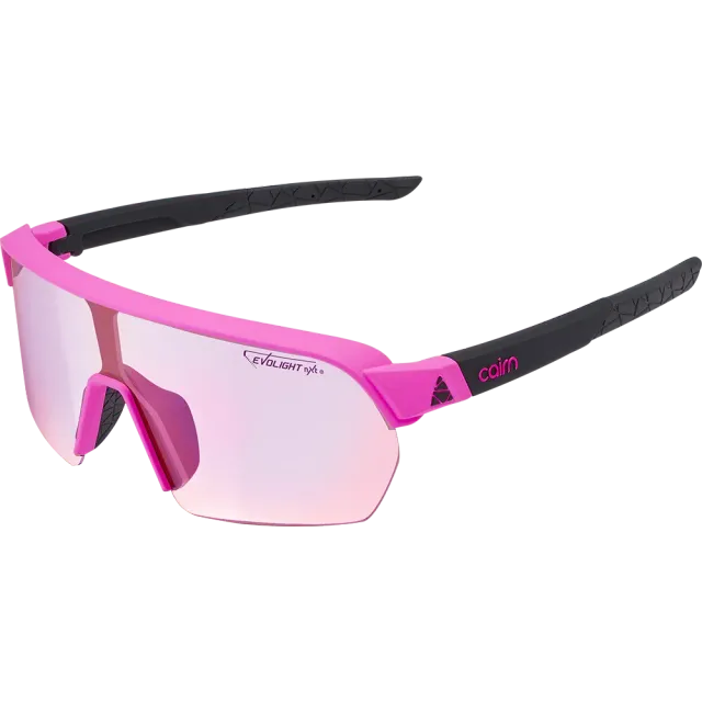 Cairn Roc Light Evolight sportglasögon neon pink fotokromatisk