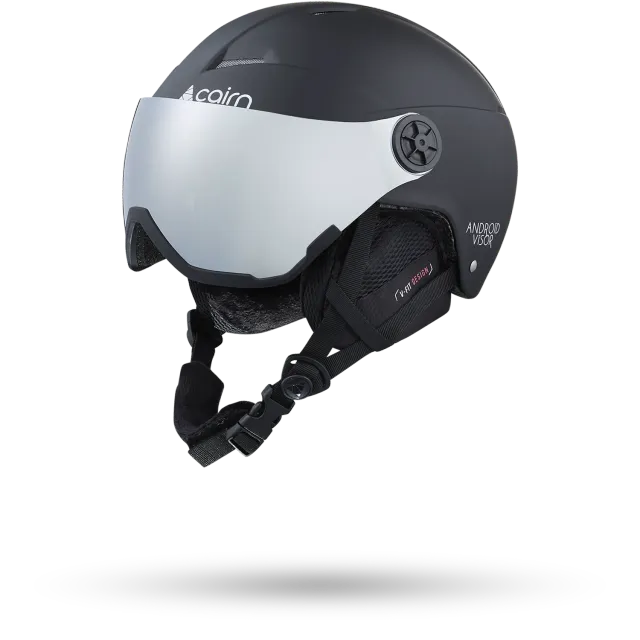 Cairn Android Visor J skidhjälm mattsvart junior