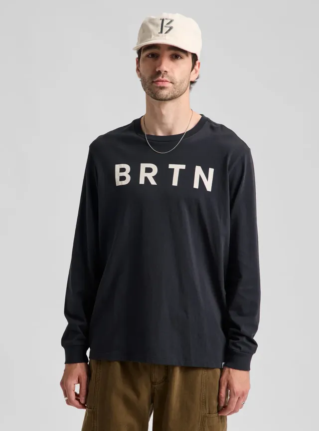 Burton BRTN långärmad t-shirt True Black ekologisk bomull