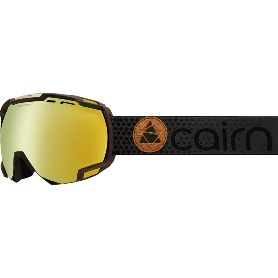 Cairn Mercury SPX3 skidglasögon Matte Black Wood