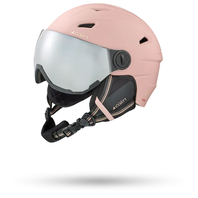 Cairn Electron Visor skidhjälm dust pink kat 3