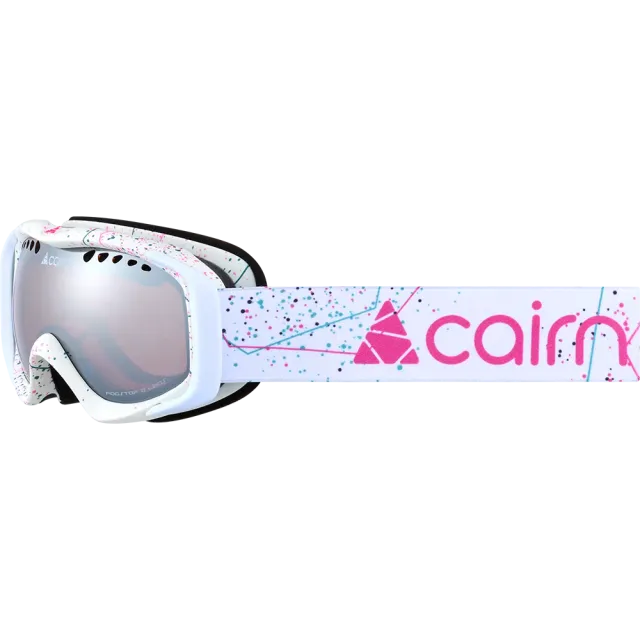 Cairn Friend SPX3 Mat White Spray skidglasögon junior kat 3