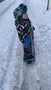 Burton Riglet Board Reel draglina barn svart