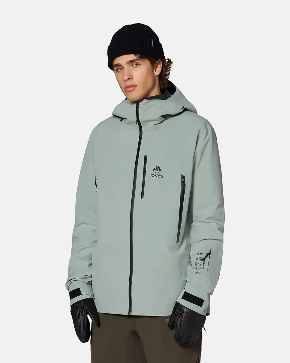 Jones Further 3L stretchjacka Glacier Gray 30K