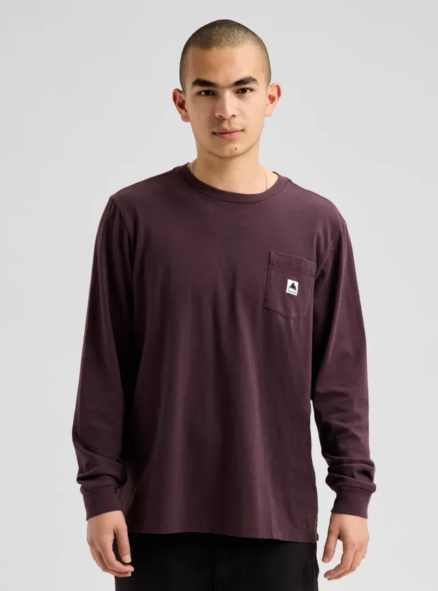 Burton Colfax långärmad t-shirt Bear Hug Brown bomull