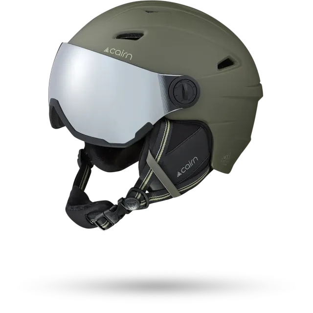 Cairn Electron Visor skidhjälm matt khaki