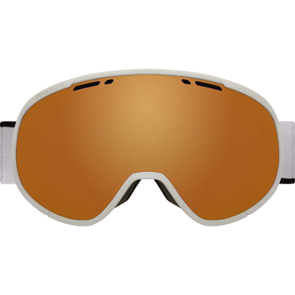 Cairn Sport Genius OTG skidglasögon mat white fotokromatiska