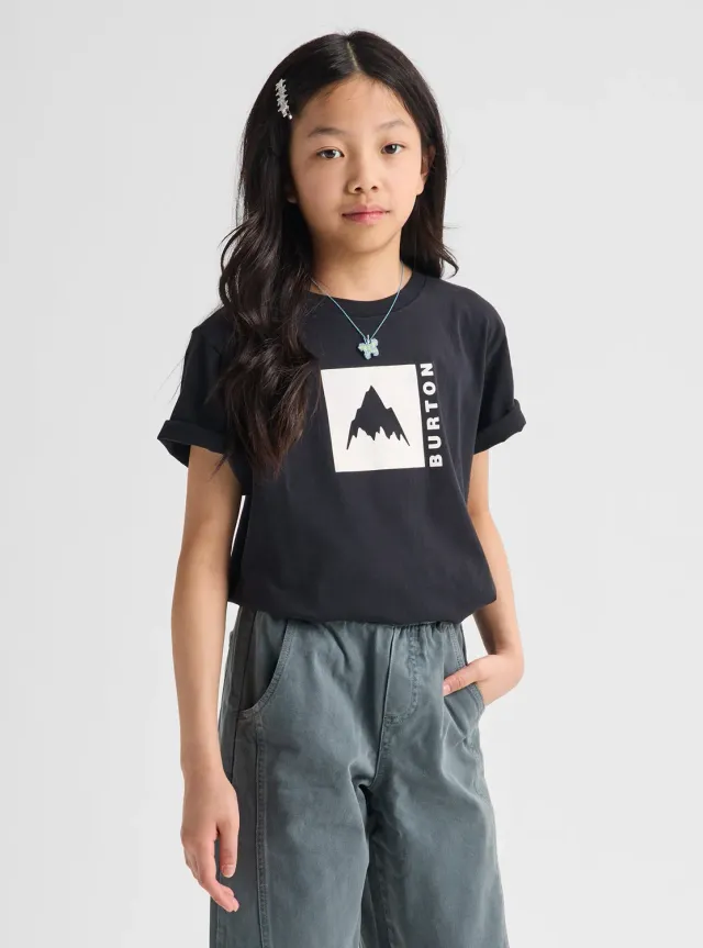 Burton Classic Mountain t-shirt barn moondust purple