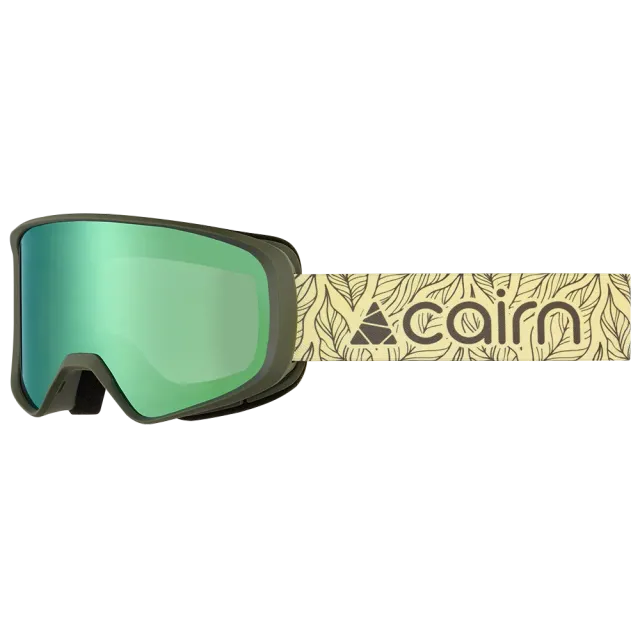 Cairn Glide Pure CLX3 skidglasögon Mat Lime Khaki sol
