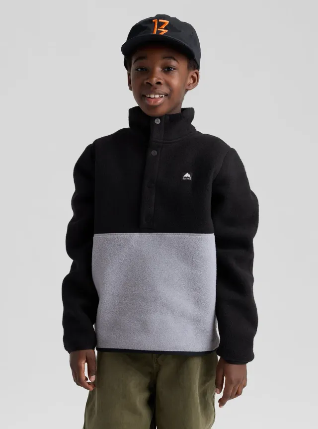 Burton Cinder fleeceanorak barn True Black fleece