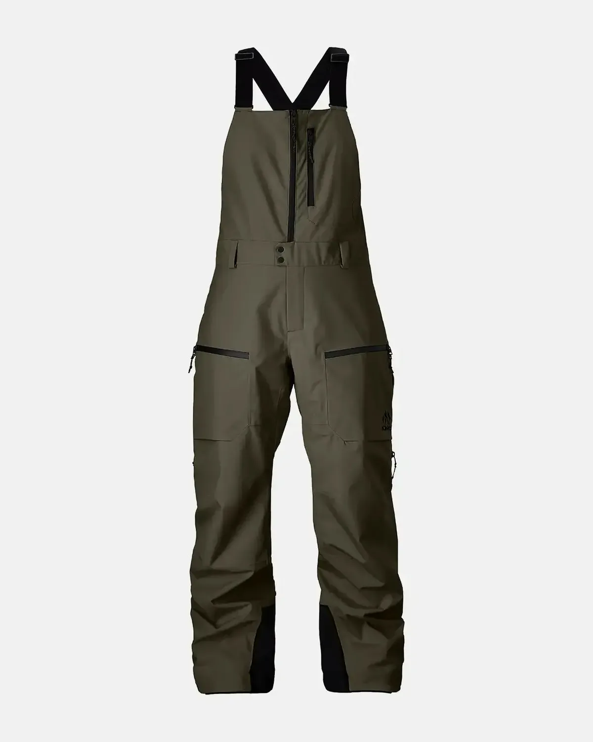 Jones MTN Surf Bibs skidbyxor dam Glacier Gray 20K