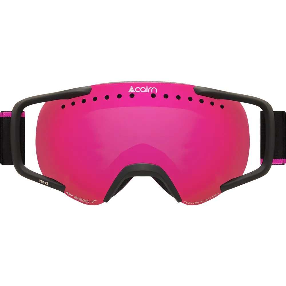 Cairn Next SPX3 skidglasögon black neon pink junior