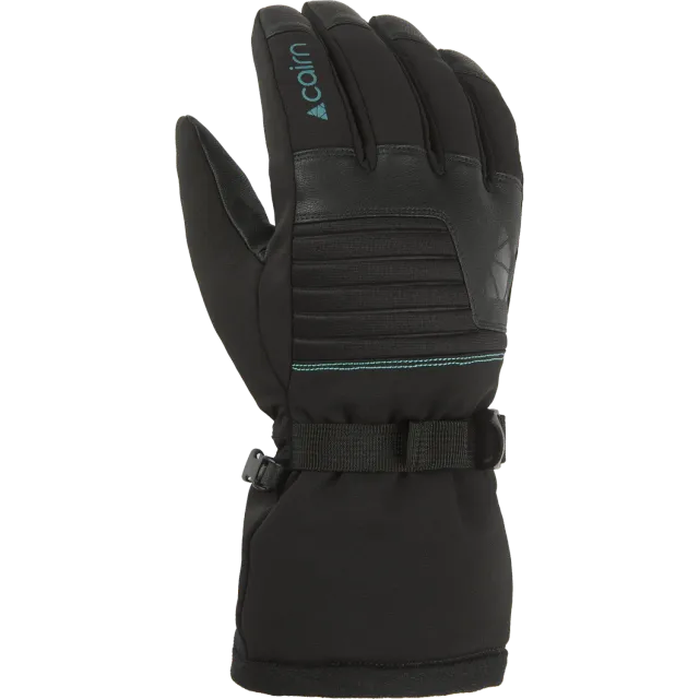Cairn Olympus Pure skidhandskar black teal Primaloft