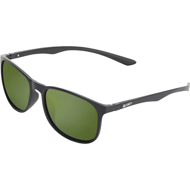 Cairn Sport Stan solglasögon Mat Black Green kat 3