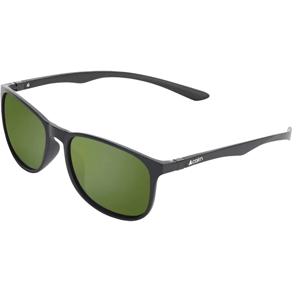 Cairn Sport Stan solglasögon Mat Black Green kat 3