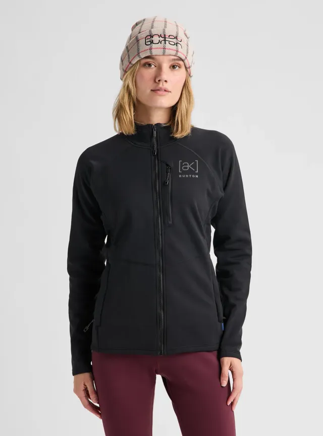 Burton [ak] Baker Stretch fleecejacka dam Rum Raisin fleece