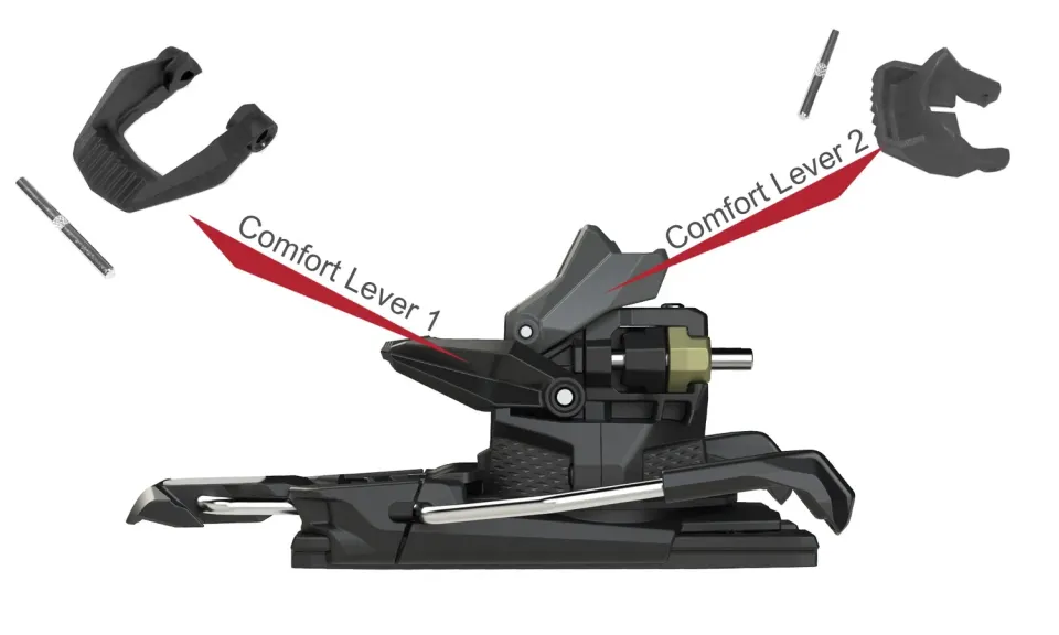 Fritschi Comfort Lever hälhöjare touring 2-lägen
