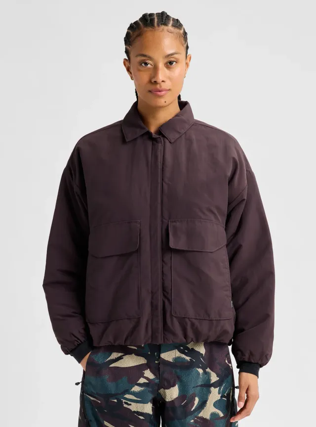 Burton Winslow isolerad jacka dam Summit Taupe vinter