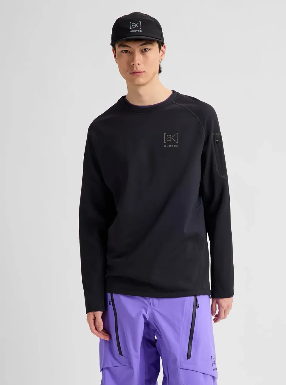 Burton [ak] Baker Stretch fleecetröja True Black stretch