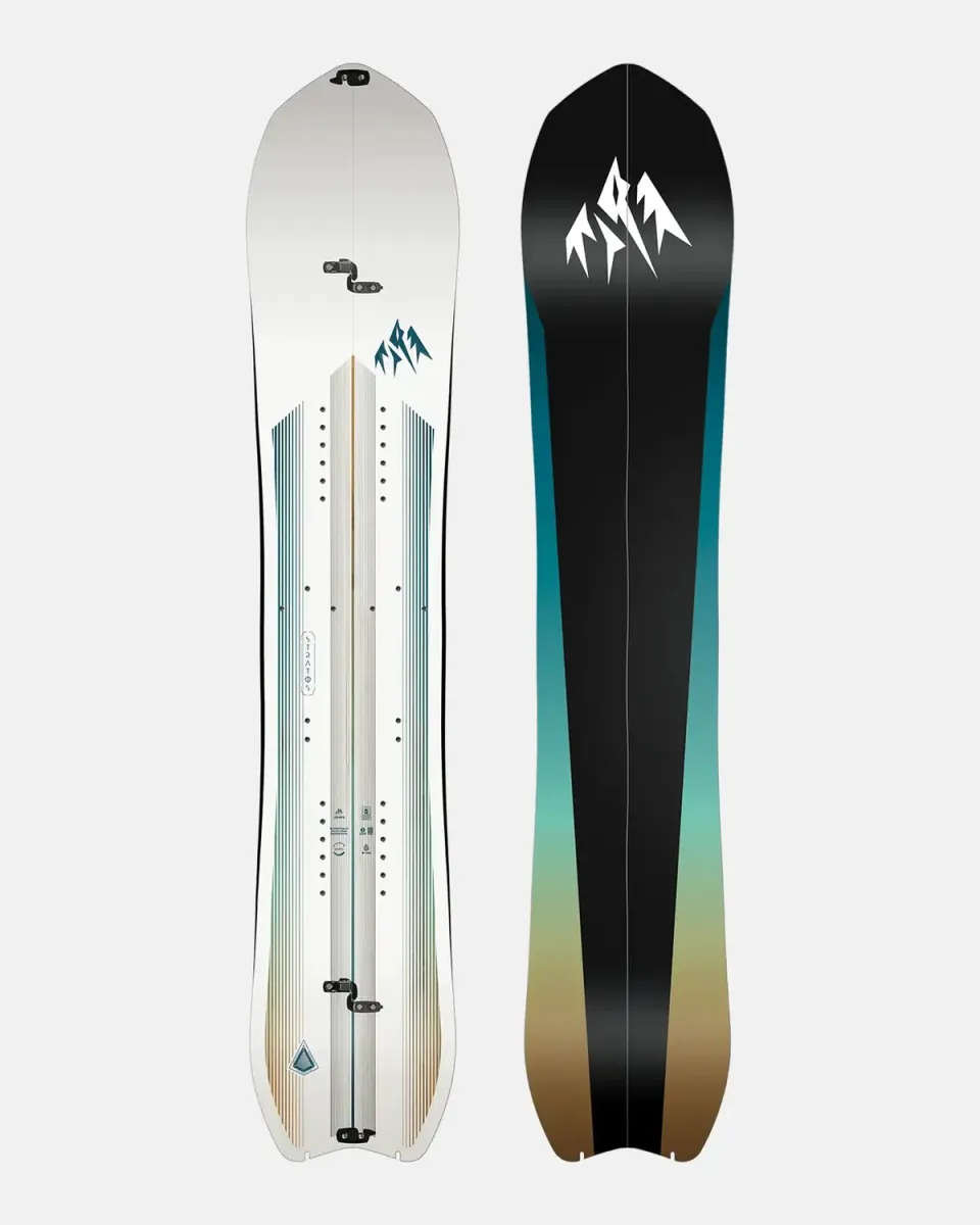 Jones Stratos splitboard herr 159 puderprofil