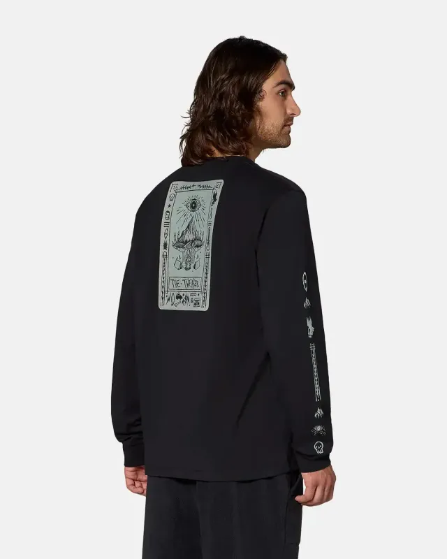 Jones Tweaker Organic Cotton Long-Sleeve Tee svart M
