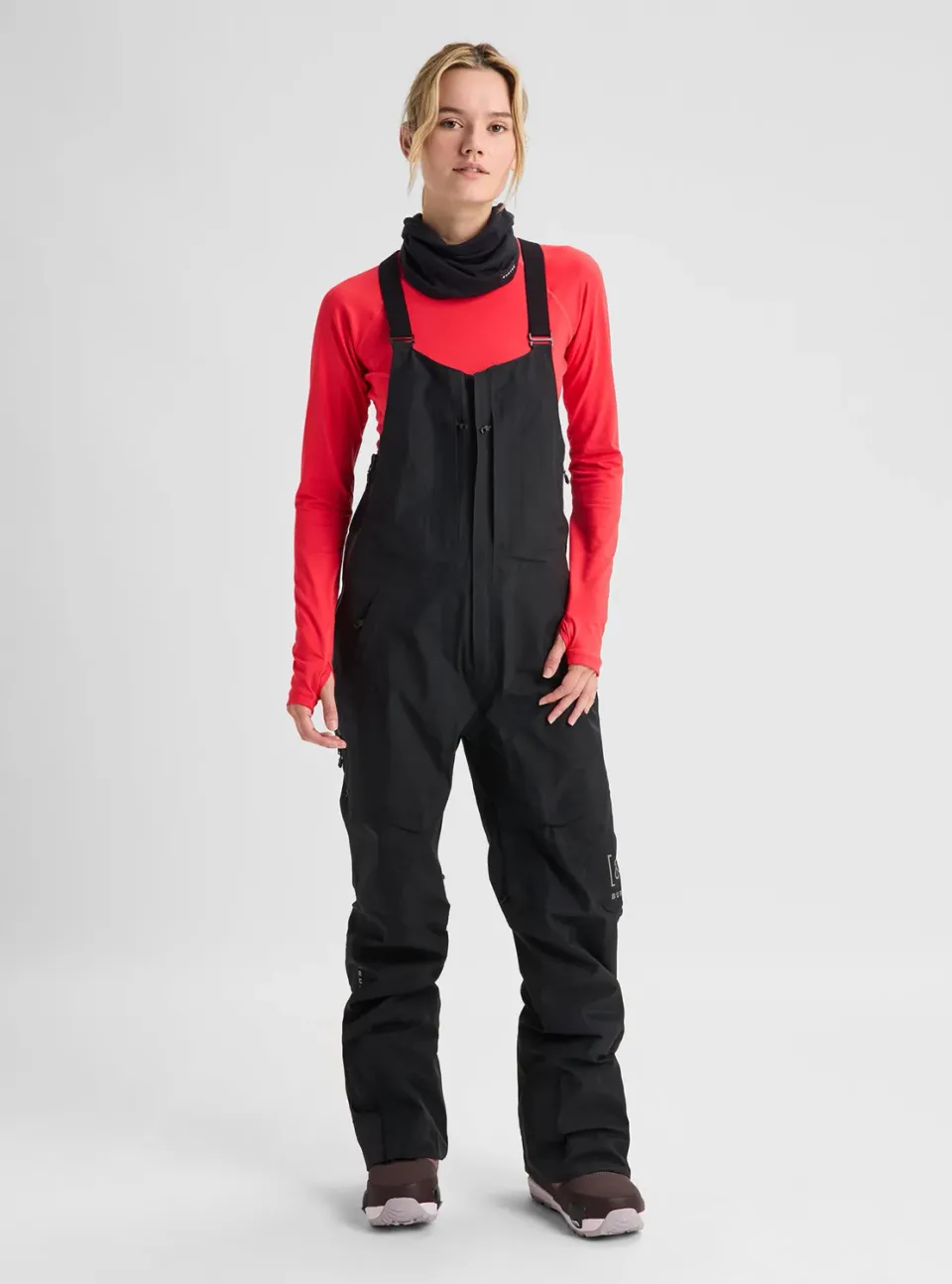 Burton [ak] Kimmy GORE-TEX 3L bibbyxor Hot Tamale vattentäta